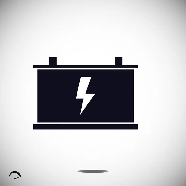 Ícone de bateria acumulador — Vetor de Stock