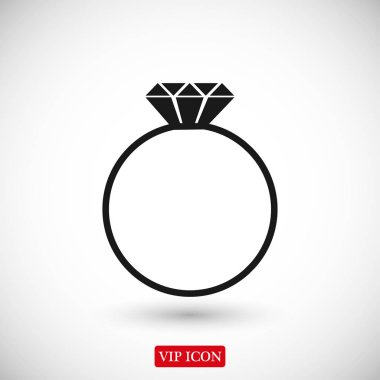 mücevher simgesiyle halka