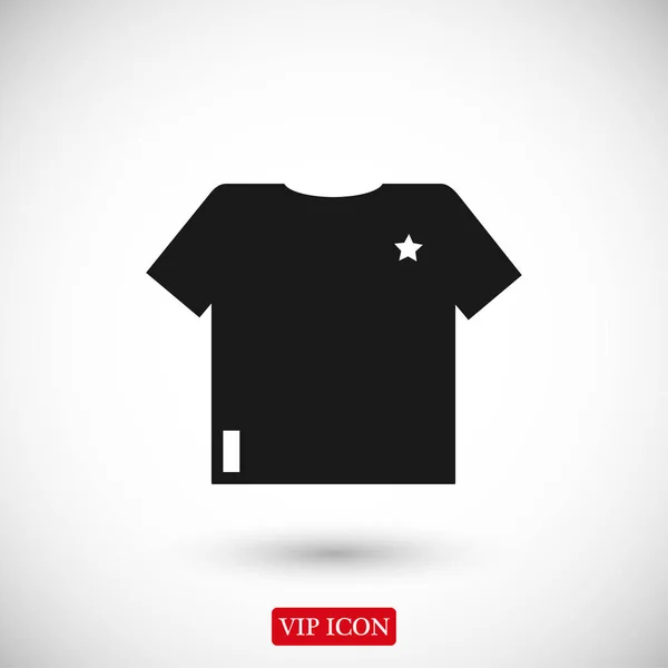 T-Shirt Ícone plano — Vetor de Stock