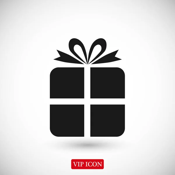 Holiday gift icon — Stock Vector
