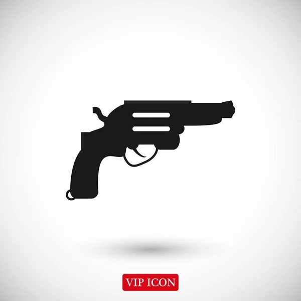 Revolver flat icon — Stock Vector
