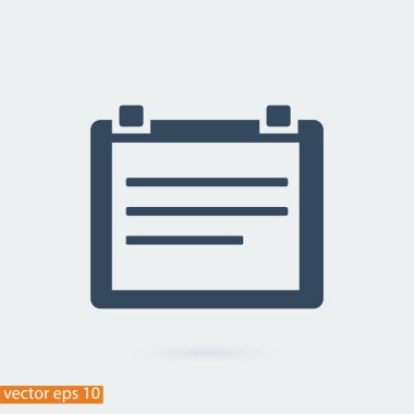 Takvim Basit Simgesi