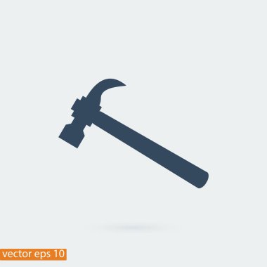 çekiç basit simgesi
