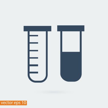 Tüpler düz simgesi