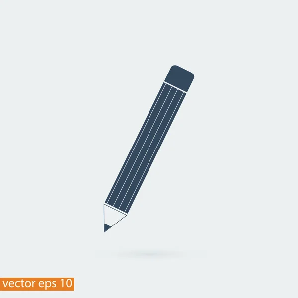 Crayon icône simple — Image vectorielle