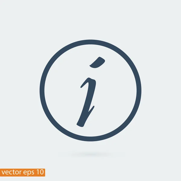 Information sign icon — Stock Vector