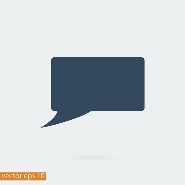 Icono de burbuja de habla — Vector de stock