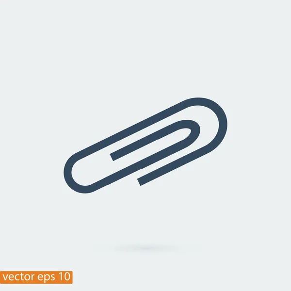 Paperclip pictogram — Stockvector