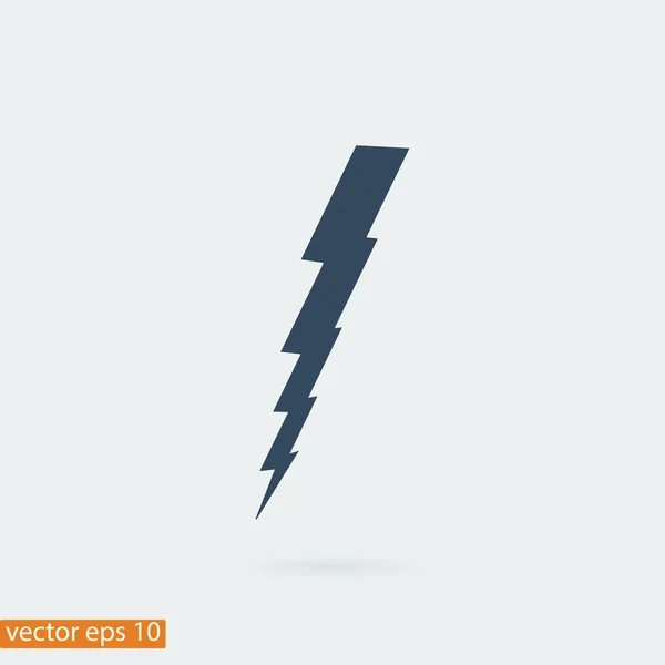 Bolt sign icon — Stock Vector