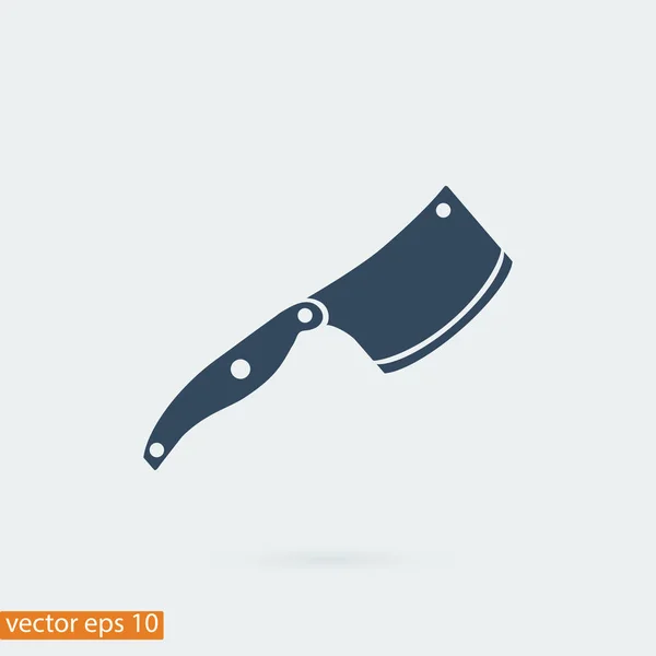 料理のナイフのアイコン — ストックベクタ