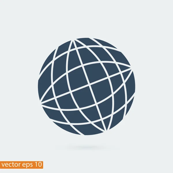 Wereldbol aarde icoon — Stockvector