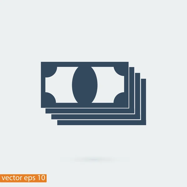 Dinero icono simple — Archivo Imágenes Vectoriales