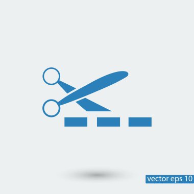 makas işareti simgesi