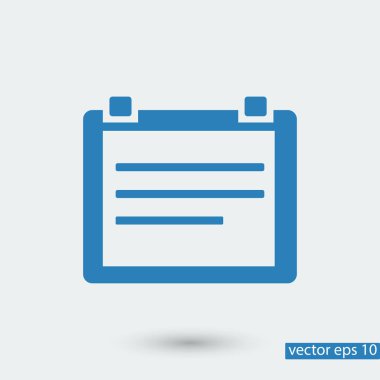 Takvim Basit Simgesi