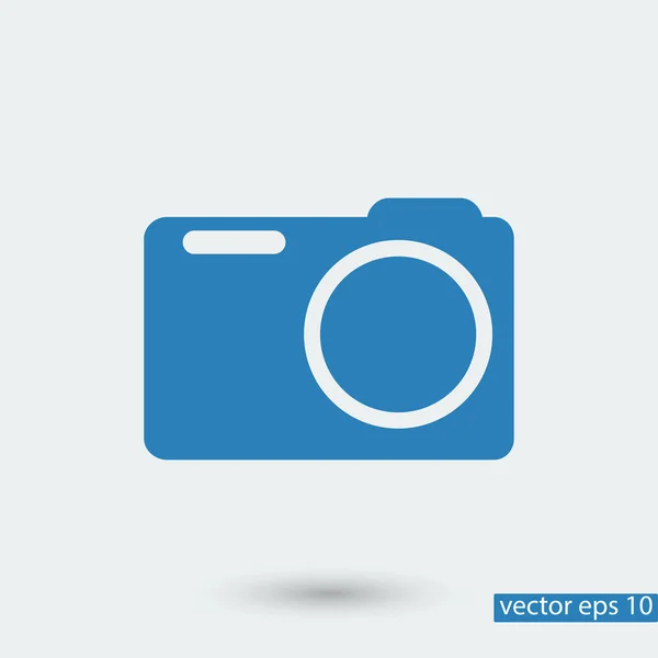 Απλή εικονίδιο κάμερας — Διανυσματικό Αρχείο