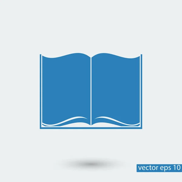 Απλό εικονίδιο βιβλίου — Διανυσματικό Αρχείο