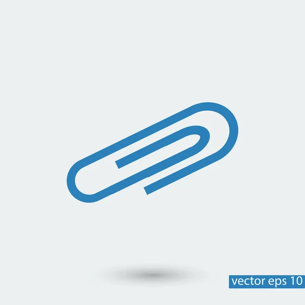 Clip de papel icono — Vector de stock