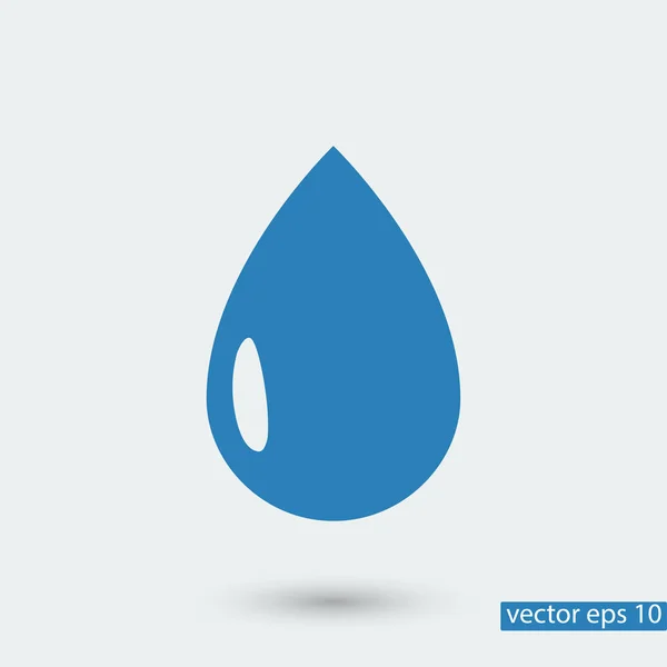 Drop simple icon — Stock Vector