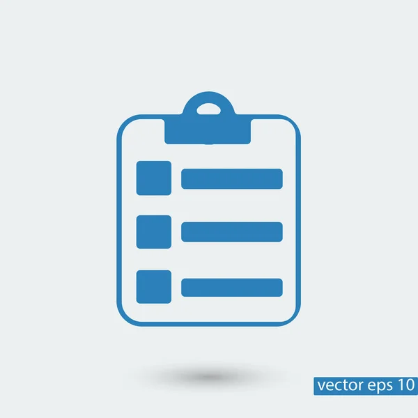 Reportar icono simple — Vector de stock