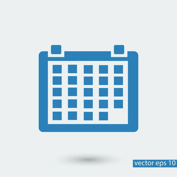 Calendario Icono simple — Vector de stock