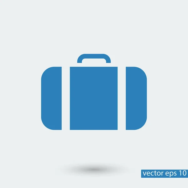 Βαλίτσα απλό εικονίδιο — Διανυσματικό Αρχείο