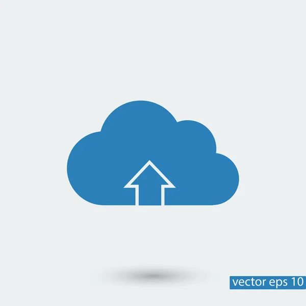 Cloudopslagpictogram — Stockvector