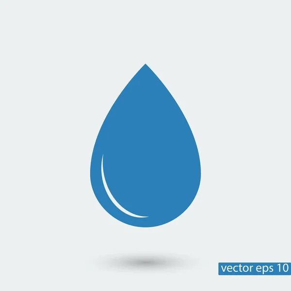 Simple drop icon — Stock Vector