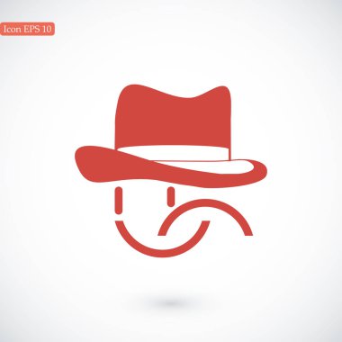 basit gülümseme simgesi