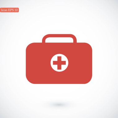 ilk yardım çantası simgesini