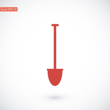 basit kürek simgesi