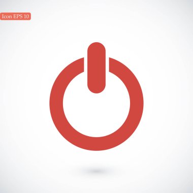  güç düğmesi düz simgesi 