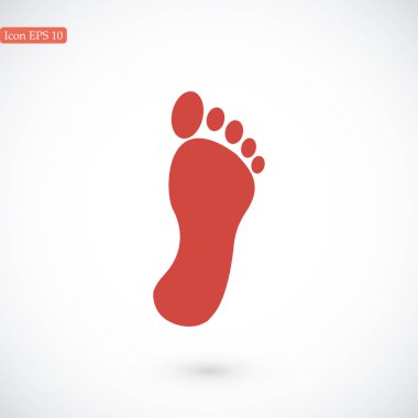 İnsan ayak izi simgesi