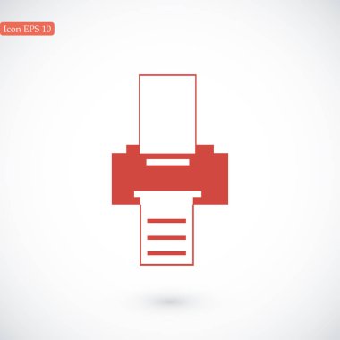 basit yazıcı simgesini