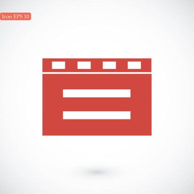 sinema clapper simgesi