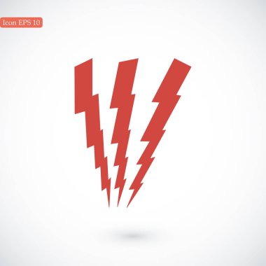 yıldırım cıvata simgesi