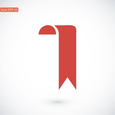 yer işareti kurdele simgesi