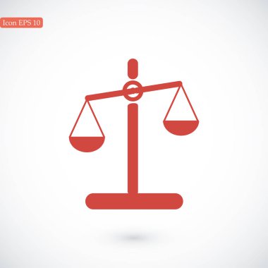 düz ölçek simgesi