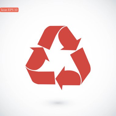 geri dönüşüm işareti simgesi