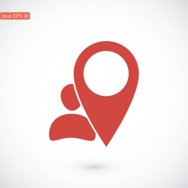 İşaretçi basit simgesi