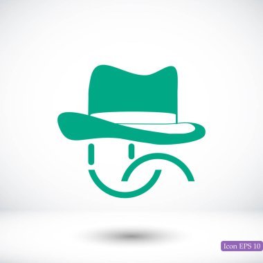 basit gülümseme simgesi