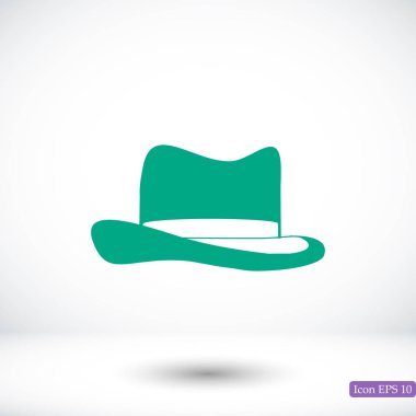 basit şapka simgesi