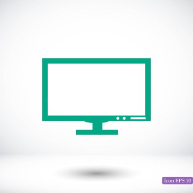 Bilgisayar Düz Simgesi