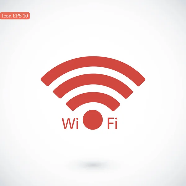 Icona segno Wi-Fi — Vettoriale Stock