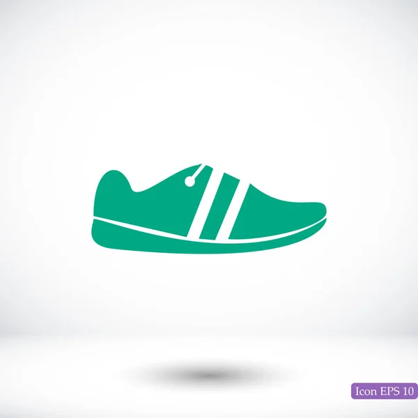 Enkla sko-ikonen — Stock vektor