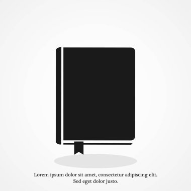 kitap simgesini illüstrasyon