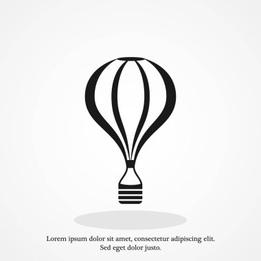 Hava balonu simgesini