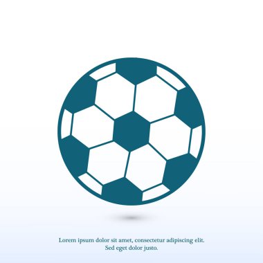 Klasik futbol topu simgesini