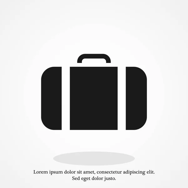 Bag flat icon — Stock Vector