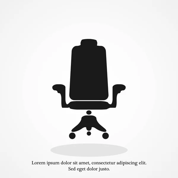 Chair flat icon — Stock Vector