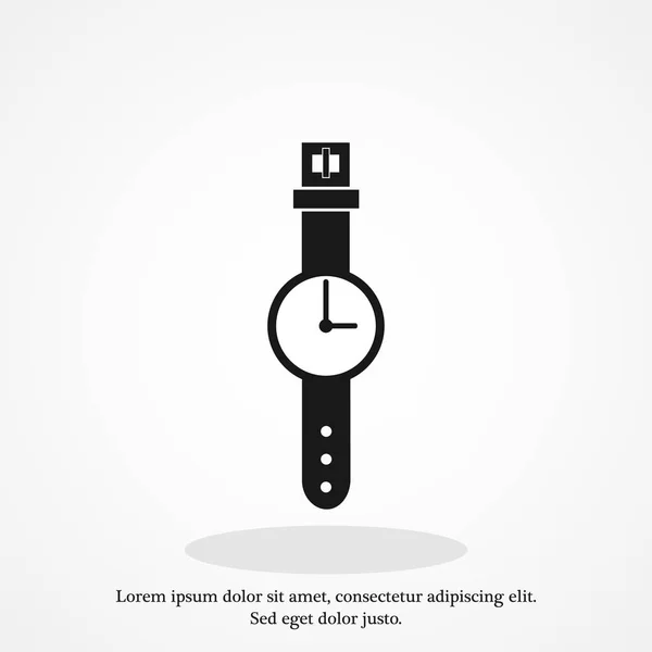Watch flat icon — Stock Vector